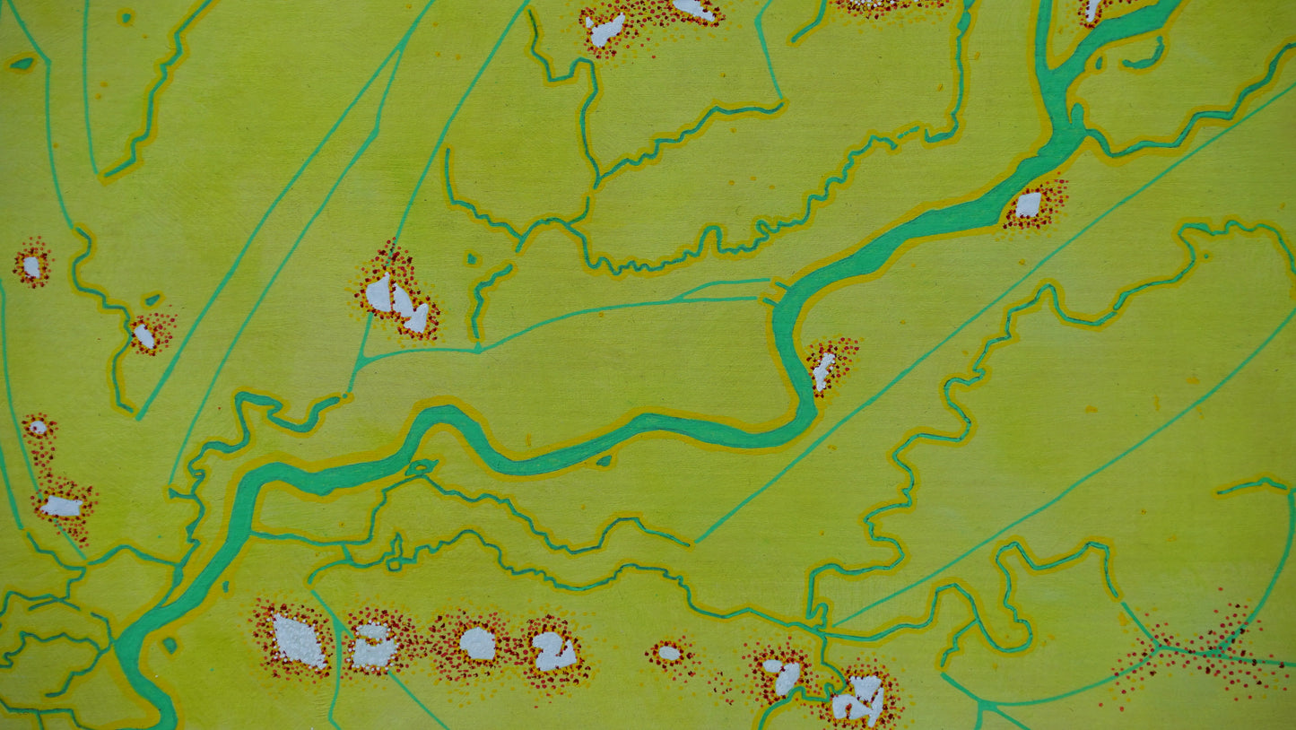 "Cloudless Sulphur Over Old Pearl" (2025)