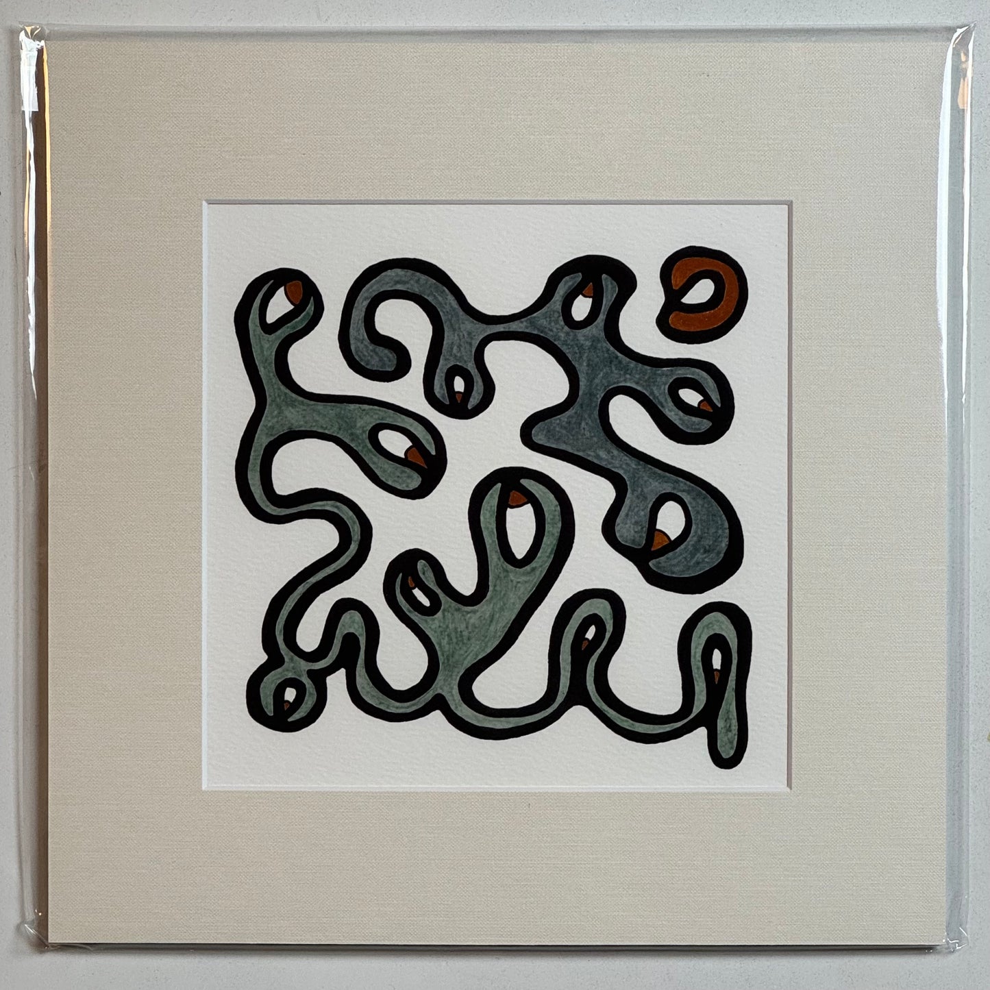 "Eyes Clementine No. 01" (2023). Giclee Print.