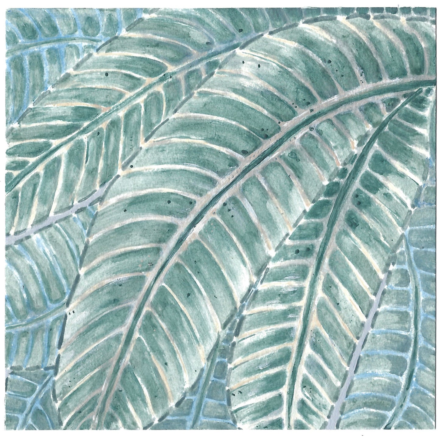 "Oleander Green" (2023). Print.