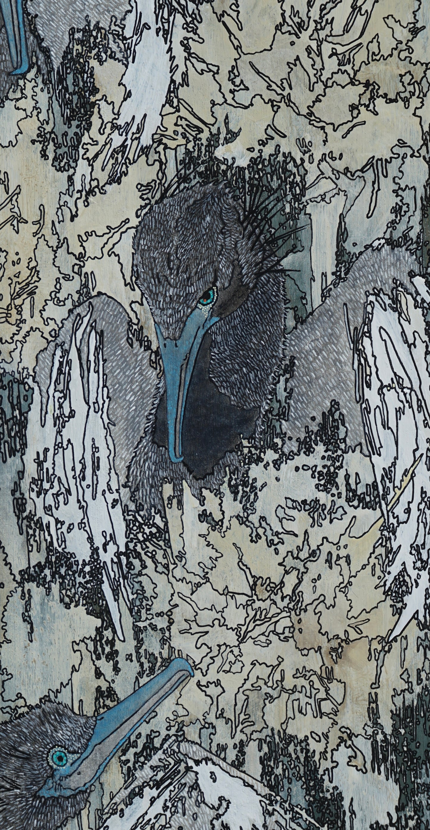 “Cormorants in the Corrosive Shine" (2026).