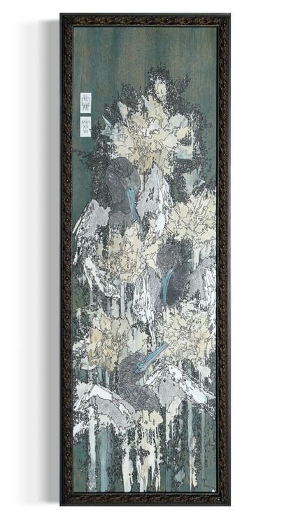 “Cormorants in the Corrosive Shine" (2026).