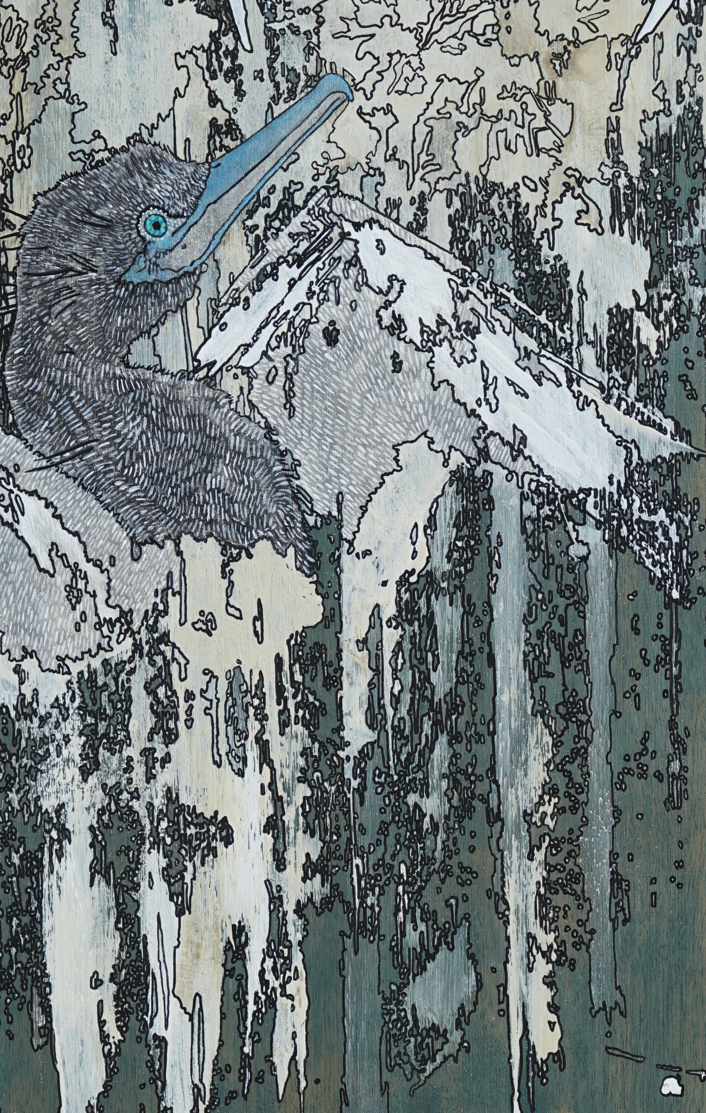“Cormorants in the Corrosive Shine" (2026).