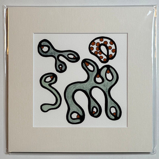 "Eyes Clementine No. 04" (2023). Giclee Print.