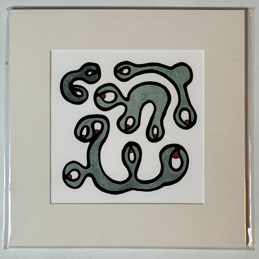 "Eyes Clementine No. 03" (2023). Giclee Print.