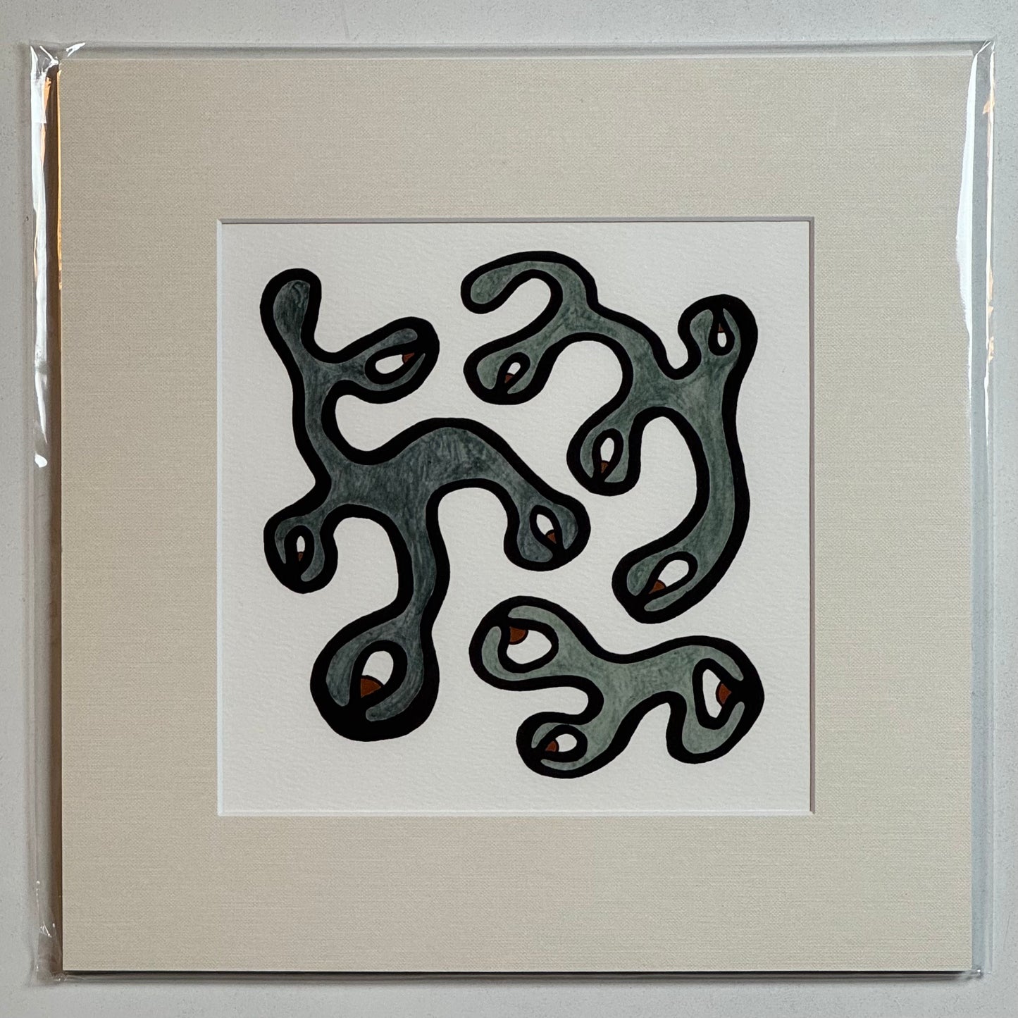 "Eyes Clementine No. 02" (2023). Giclee Print.