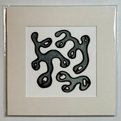 "Eyes Clementine No. 02" (2023). Giclee Print.