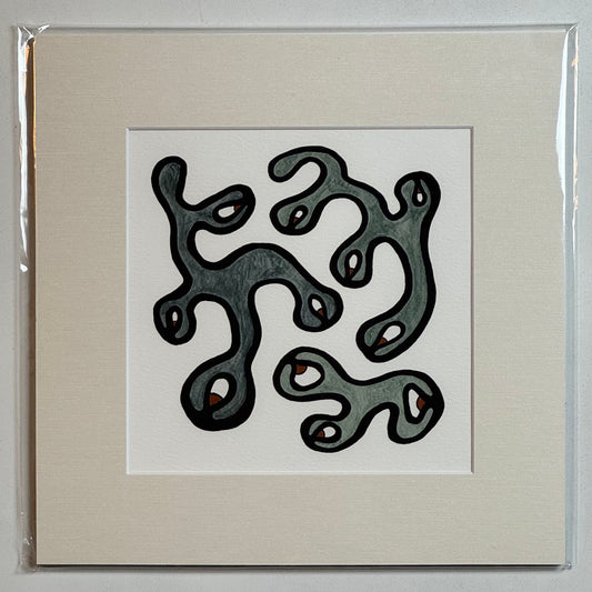 "Eyes Clementine No. 02" (2023). Giclee Print.