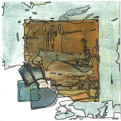"Mount Carnelian" (2023). Giclee Print.